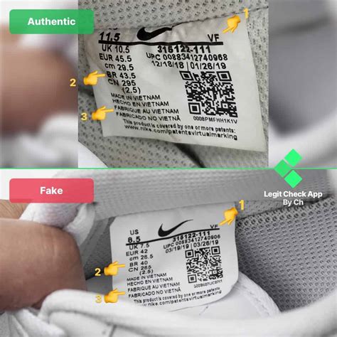 how can i tell if nike shoes are fake|nike jersey authentic code check.